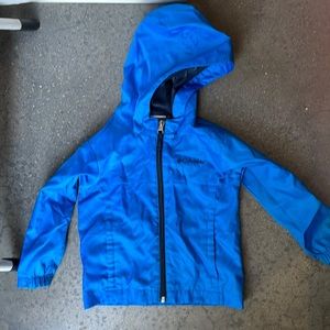 Columbia rain coat, blue, 3T